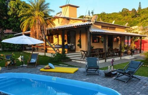 Alto de Buzios Hotel | Pet-Friendly Pousada Bela Casa Geribá with Ocean Views
