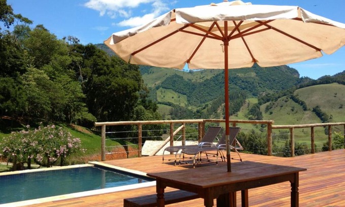 Sao Bento do Sapucai Hotel | Guest Rated 10/10: Pousada Caminho da Mata with Ocean Views