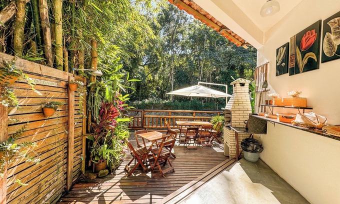 Ponte Branca Hotel | Ocean View Stay at Pousada Entre Folhas - Rated 9/10