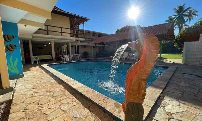 Barreira do Boqueirao Apartment | Experience Serenity at Pousada Lua Cheia with Ocean Views