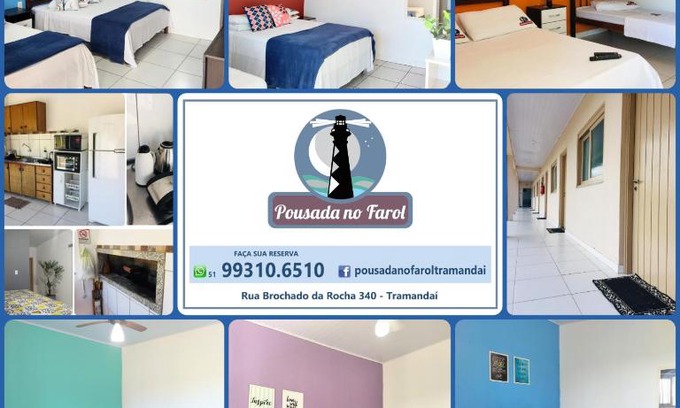 Tramandai Hotel | Ocean View Retreat at Pousada No Farol - Family Friendly Stay