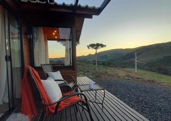Sao Joaquim Cabin | Pet-Friendly Retreat at Pousada Recanto da Cascata