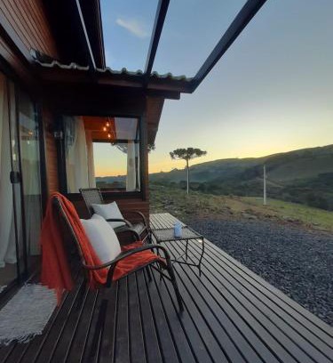 Sao Joaquim Cabin | Pet-Friendly Pousada Recanto da Cascata with Hot Tub Bliss
