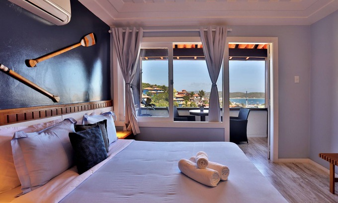 Joao Fernandes Hotel | Pousada Santorini: Guest Rated 9.8 with Ocean View Spa