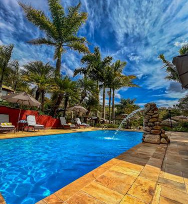 Santo Antonio do Pinhal Hotel | Discover Pousada Villa 3 Lagos with Oceanfront Pool Access