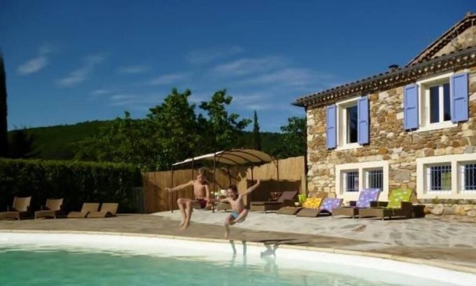 Molieres-sur-Ceze House | Prachtige Gites met Uniek Zwembad