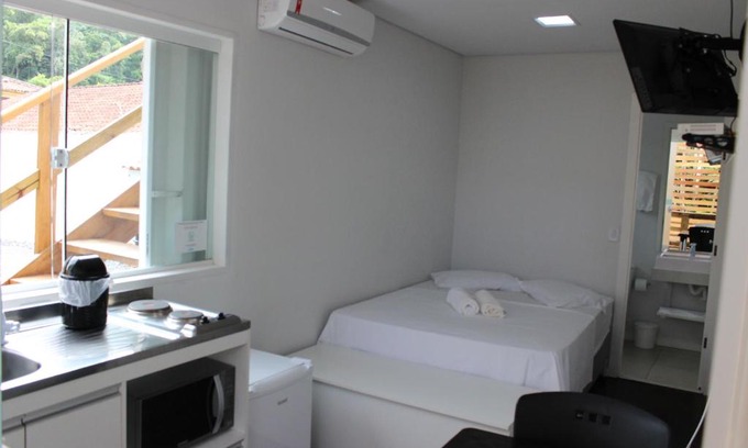 Sao Sebastiao Cabin | Ocean View Studios at Praia Camburi - Rated 8/10 by Guests