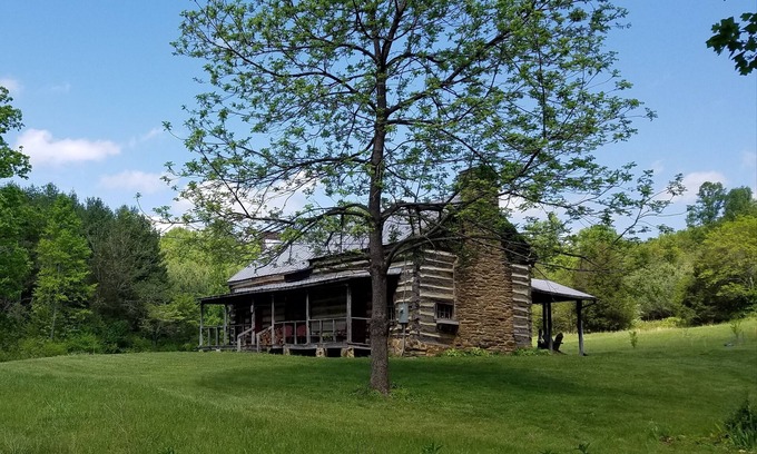 Ferrum Cabin | Rustic Cabin Retreat Steps from Blue Ridge Parkway