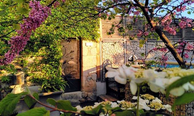 Saint-Etienne-de-Fontbellon House | Inviting House for 12 with Pool, Jacuzzi, and Ocean View