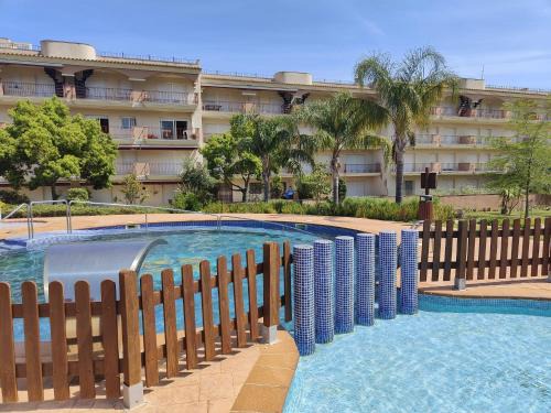 Sant Carles de la Rapita Apartment | Beautiful Top Floor Apartment with Pool Near Beaches