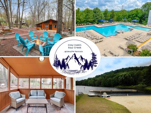 Bushkill House | Comfortable Cabin Retreat - Indoor Pools & Free Amenities