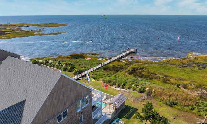 Wind Over Waves House | Pet-Friendly Retreat with Pool, Hot Tub & Ocean Views
