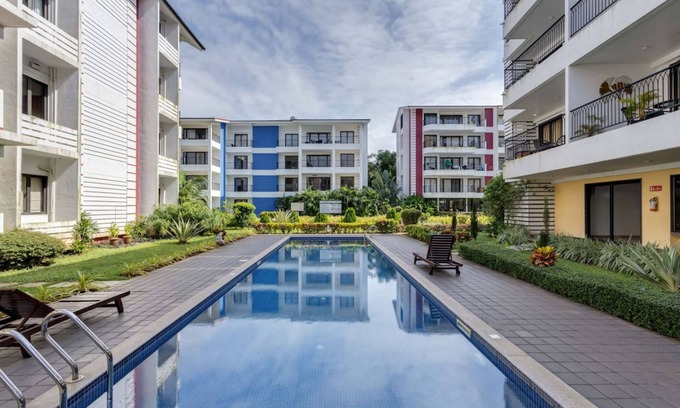 Saunta Vaddo Apartment | Premium 1BR in Calungute- Pool Sauna Near Beach