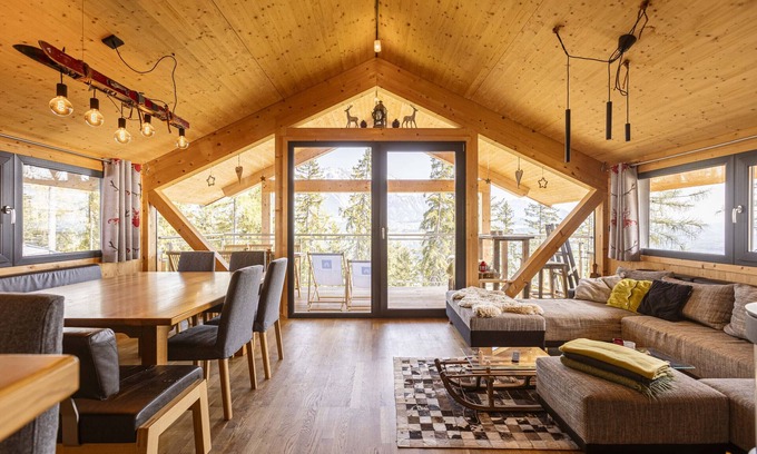 Pichl-Preunegg Ski Chalet | Inviting Chalet #13 with Sauna, Whirlpool & Spa Amenities
