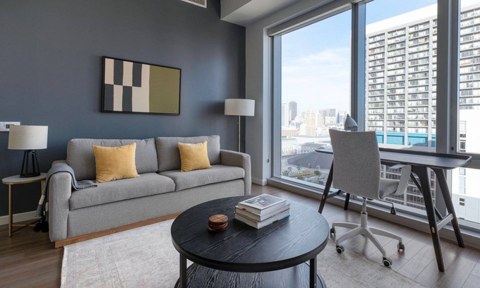 Civic Center Apartment | Discover Hayes Valley 1BR with Pool, Gym & Movie Access