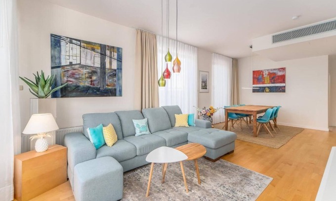 Miedzyzdroje Apartment | Oceanfront Premium Penthouse E51 with Pool & Ocean View