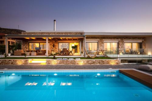 Vathianos Kampos Villa | Experience Oceanfront Bliss at Premium SeaView Villa GG