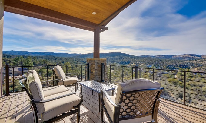Lynx Mountain View Estates House | Prescott Getaway with Game Room & Mountain Views Await!