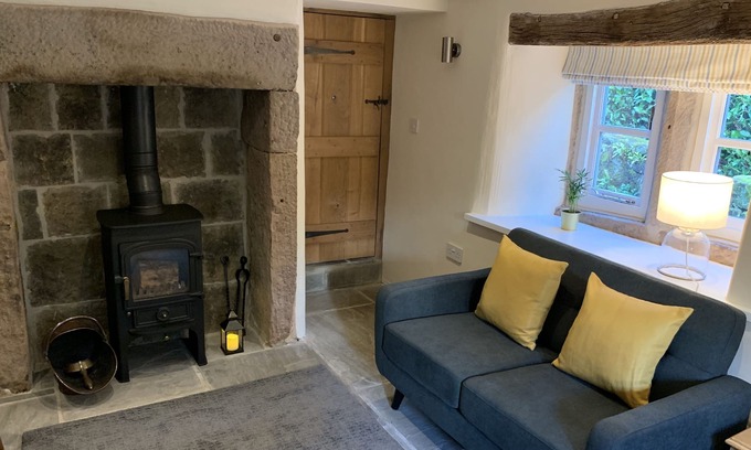 Dethick Cottage | Pretty detached stone cottage in Derbyshire Dales with log burner
