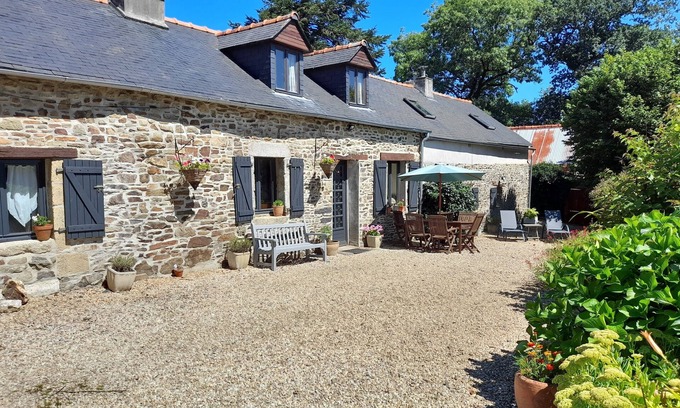 Collorec Cottage | Charming French Farmhouse with Terrace in Serene Countryside