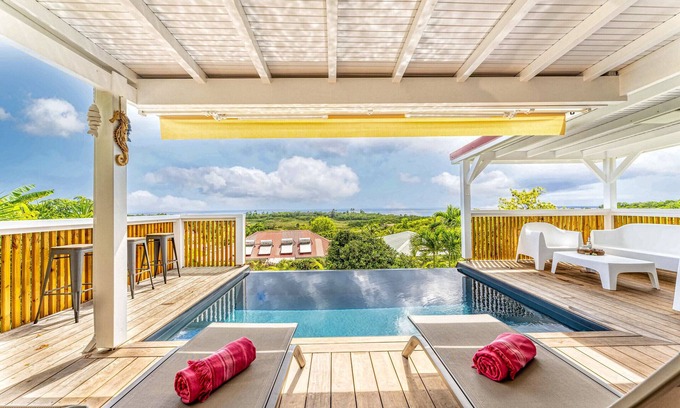Grand-Bourg Villa | Idyllic Villa with Breathtaking Sea Views and Private Pool