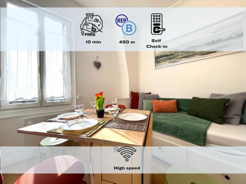 Gentilly Apartment | Springtime Getaway: Cozy 2-Bedroom Near Paris