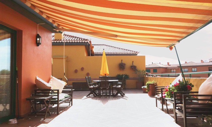 Puerto de la Cruz Apartment | Prime Attic with Large Terrace & Oceanfront Amenities