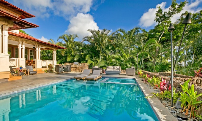 Poipu House | Exquisite Oceanfront 3BR Home with Private Pool & Spa