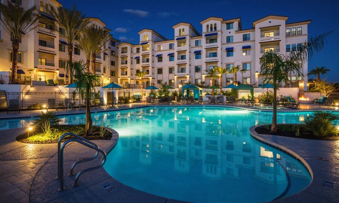 Ocotillo Condo | Elegant Condo with Heated Pool and Stunning Views