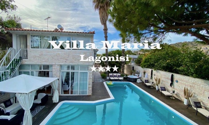 Saronikos Villa | Serene 1st Floor Villa with Pool & Beach Access