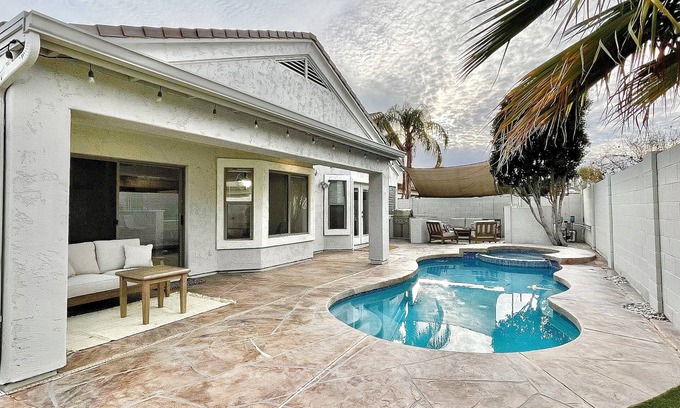 Neely Farms House | Elegant Retreat Near Downtown Gilbert with Pool and Hot Tub
