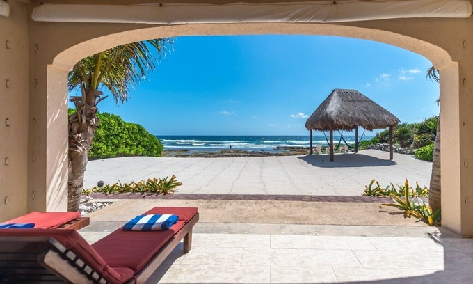 Tulsayab Villa | Gorgeous Beachfront Retreat with Pool Near Tulum - Rated 9.8