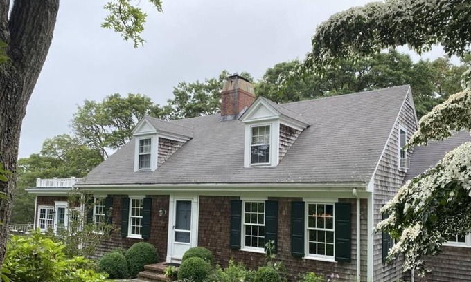 Falmouth House | Serene Cape Cod Retreat with Ocean View and Pool Access