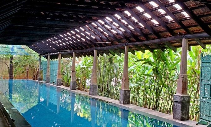 Pondicherry Beach Apartment | Cozy Cottage Escape with Pool and Ocean View Amenities