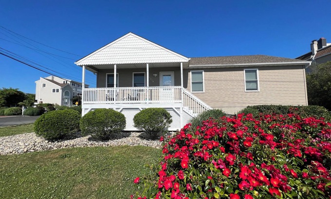 Sea Bright House | Beach Block Retreat: 3 Bedrooms, Steps to Downtown
