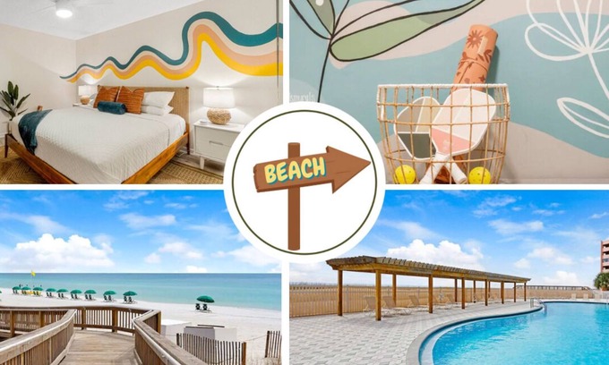 Holiday Isle Condo | Private Beach Oasis with Pool, Hot Tub & Live Summer Music