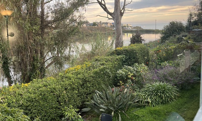Eastside Santa Cruz House | Beachfront Oasis with Breathtaking Views of Shwan Lake