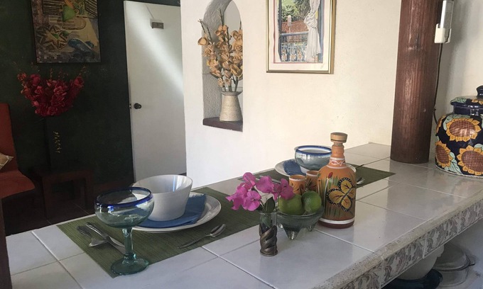 Ixtapa - Zihuatanejo Cottage | Cozy 1BR Casita with Ocean View, Steps from Zihuatanejo Beach