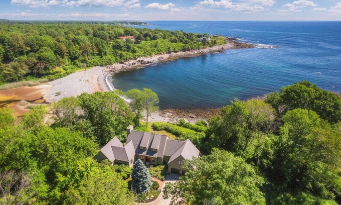 York House | Private Coastal Estate | Ocean Views, Rocky Shores, Rustic Luxury | Sleeps 12