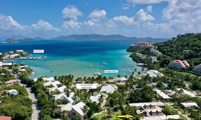 Frydendal Condo | Your Tropical Retreat Steps from the Beach Awaits