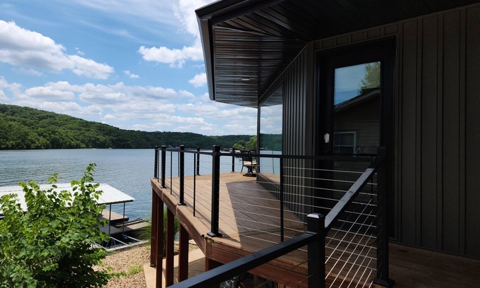 Roach House | Unforgettable Escape: Octagon House with Hot Tub & Private Dock