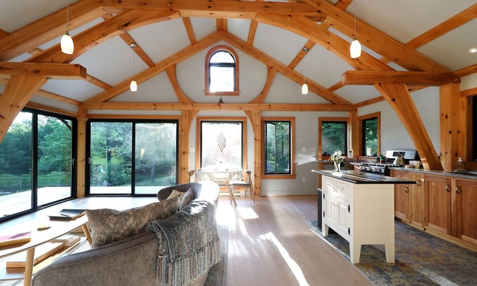 Spring Mills Cottage | Escape to Nature: Modern Private Cabin on Scenic Pond