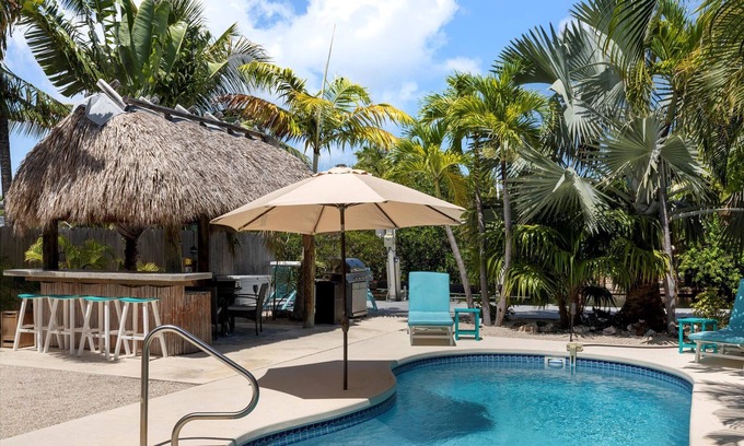 Little Torch Key House | Private Florida Keys Escape w/Pool, Dock, Tiki Bar – Pet Friendly