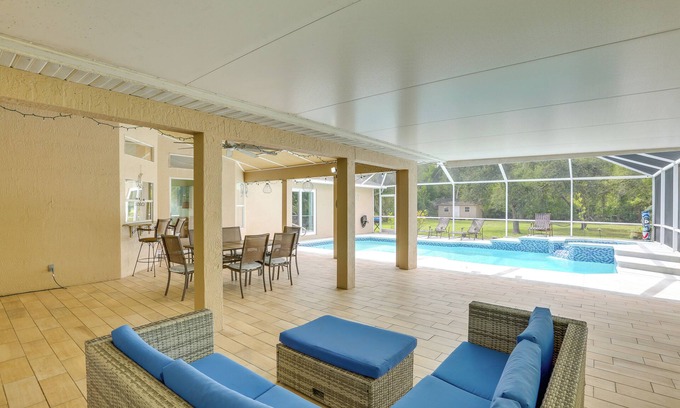Biggar House | Idyllic Fort Myers Retreat with Private Pool & Spa