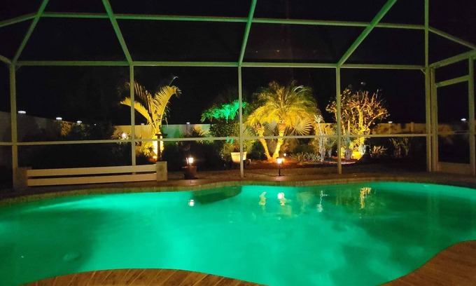 North Port House | Relax by Your Private Heated Pool with Nearby Healing Waters
