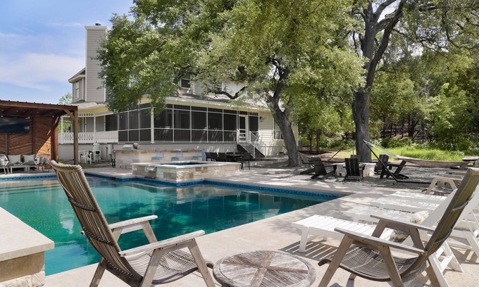 Austin House | Relax at Hill Country Hideaway: Pool, Hot Tub & Family Fun