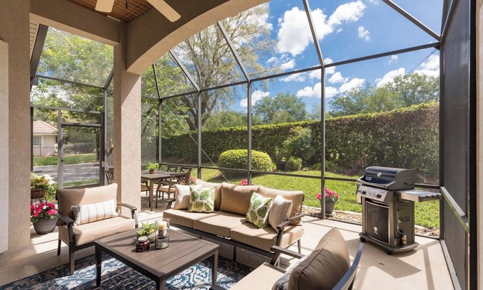 St. Augustine House | Inviting 3-Bedroom Home with Large Lanai & Pool Access