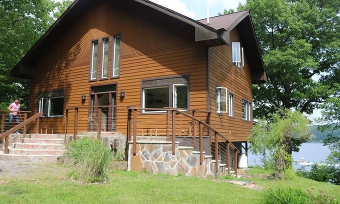 West Camp House | Scenic Home with Hudson River Views & Pool Access