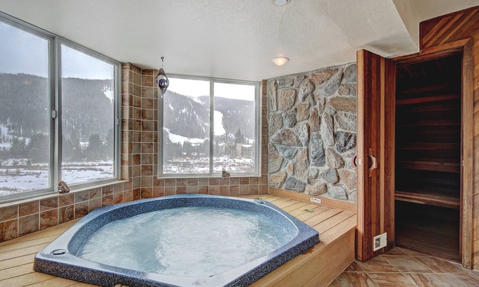 Keystone Condo | Relax in a Private Hot Tub with Slope Access at Keystone