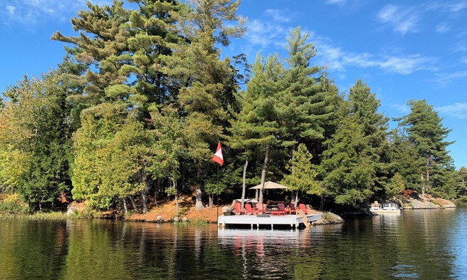 McKellar Cottage | Idyllic Private Island Cottage with Ocean and Lake Views